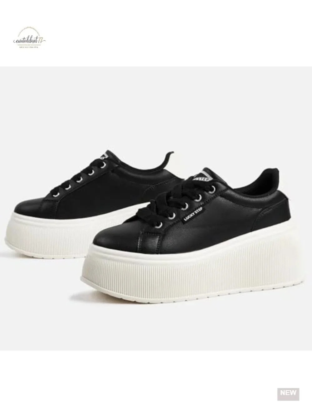 Women's Platform Wedge Canvas Sneakers with PU Option